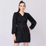 "Women Applique Sheath Dress "