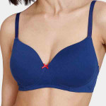 Blue Lightly Padded Bra