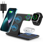 Wireless Charger,ANYLINCON 3 in 1 Wireless Charger Station for Apple iPhone/iWatch/Airpods,iPhone 14,13,12,11 (Pro, Pro Max)/XS/XR/XS/X/8(Plus),iWatch