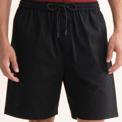 Men Black Lounge Shorts