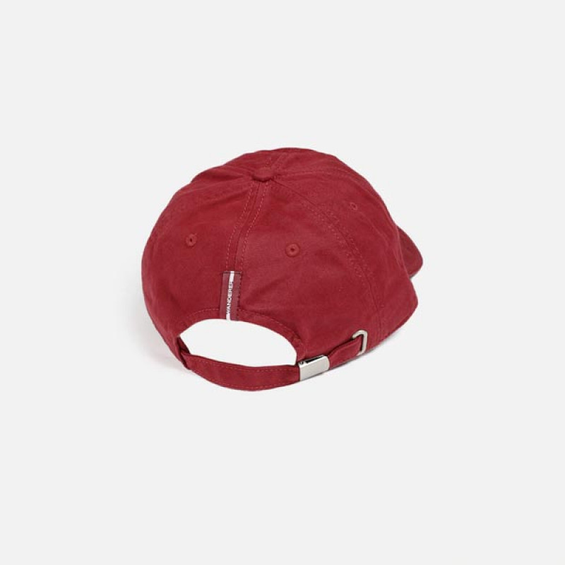 Unisex Maroon Embroidered Baseball Cap